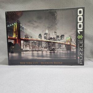 Eurographics Puzzle 100 Pieces City Collection New York City Brooklyn Bridge NEW